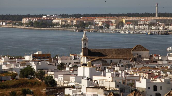 Vista de Vila Real de Santo Antonio desde el municipio onubense de Ayamonte.
