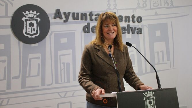 La portavoz del Grupo Popular, Pilar Miranda, ayer en el Ayuntamiento.