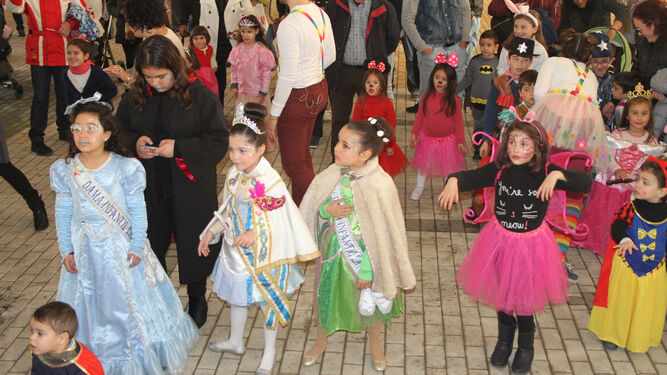 Fiesta infantil del Carnaval Onubense en el antiguo estadio Colombino