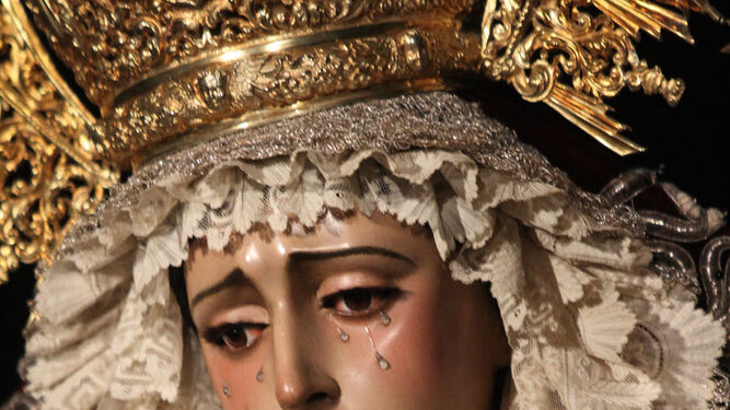 Besamanos de la Virgen de La Soledad en La Concepci&oacute;n