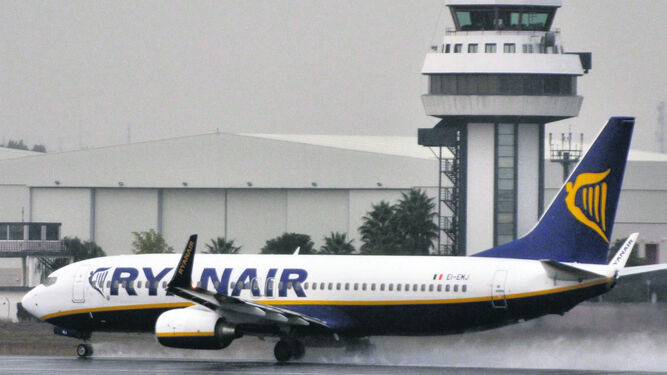 Ryanair es la compañía con más pasajeros del aeropuerto de Sevilla.