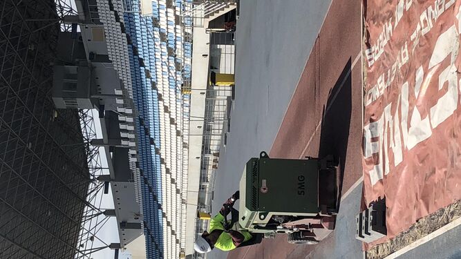 Las obras permitirán una mejora del Estadio Iberoamericano de Atletismo.