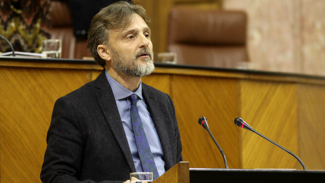 José Fiscal, ayer en el Parlamento de Andalucía.