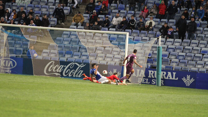 Chaco convierte el 1-2 del Jumilla en el Nuevo Colombino que significó el triunfo de los murcianos en Huelva en el último segundo del encuentro.