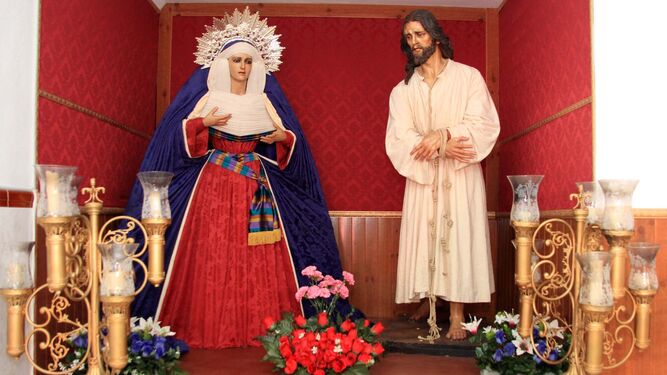 El Señor de la Bendición y Nuestra Señora de la Paz, en el nuevo oratorio de El Higueral.