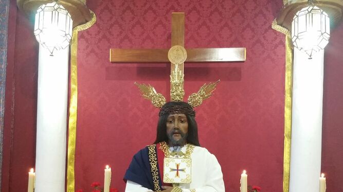 Vía crucis con el Santo Entierro en ArocheProcesión en Minas de Riotinto
