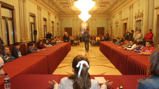 Pleno infantil en el Ayuntamiento de Huelva