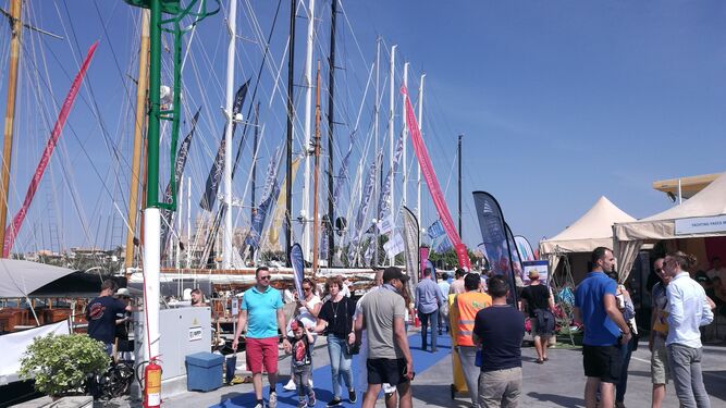 Imagen de la feria de cruceros y megayates celebrada en Palma.