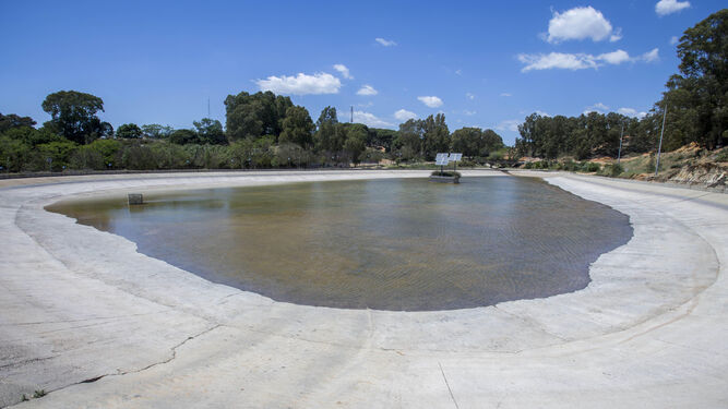 El estanque de mayor tamaño del Parque Moret.