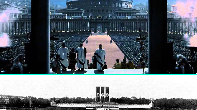 En 'Gladiator', Ridley Scott presentó la Roma imperial como un trasunto del Núremberg de 1934 de Leni Riefenstahl.