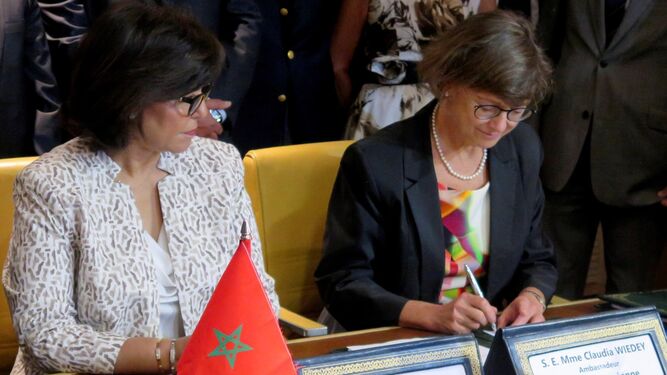 Firma del acuerdo pesquero en Rabat