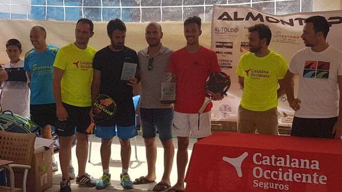 Ganadores de la competición que se disputó en Matalascañas.