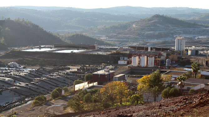 Vista general del Centro de Residuos Industriales de Befesa en Nerva.