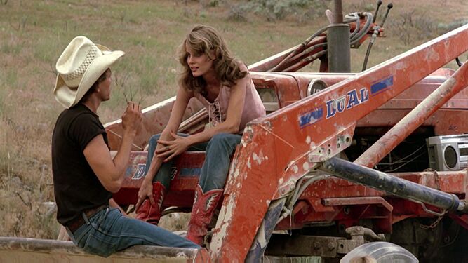 Las botas de cowboy rojas de Ariel (Lori Singer) en 'Footloose' (1984).