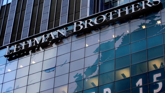 La sede de Lehman Brothers en Nueva York, el 15 de septiembre de 2008.