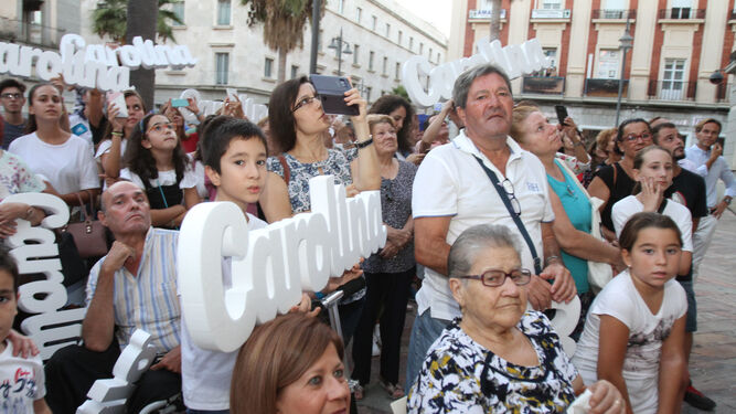 Im&aacute;genes del recibimiento a Carolina Mar&iacute;n en el Ayuntamiento de Huelva