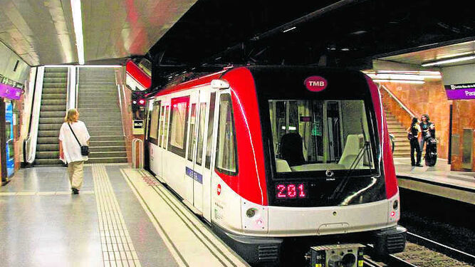 Imagen de archivo del metro de Barcelona.