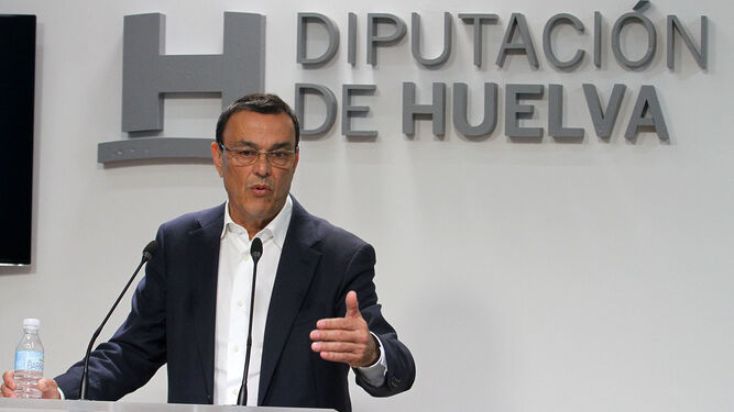 El presidente de la Diputación Provincial de Huelva, Ignacio Caraballo