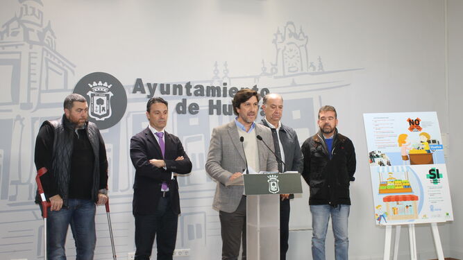 Carlos Moral, Jesús Bueno, Enrique Gaviño, Antonio Gemio y Manuel Chaves.