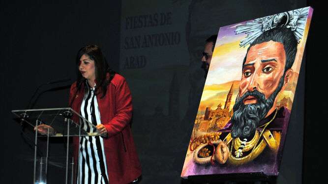 Ana Botillo, en un momento del acto de presentación del cartel.