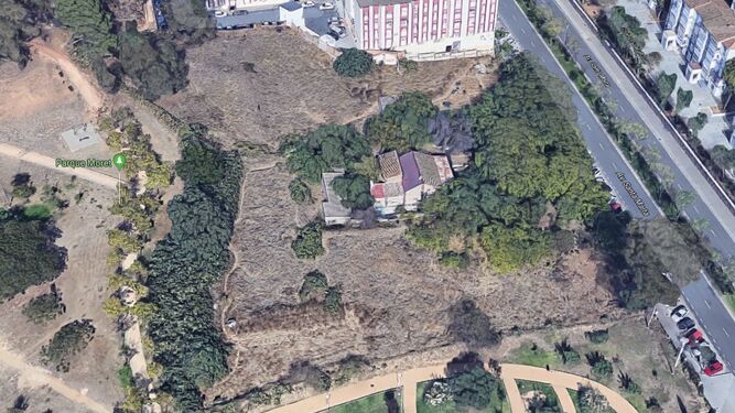 Imagen de Google Maps previa a la demolición de la Casa Duclós, situada en el centro, en el verano de 2017.