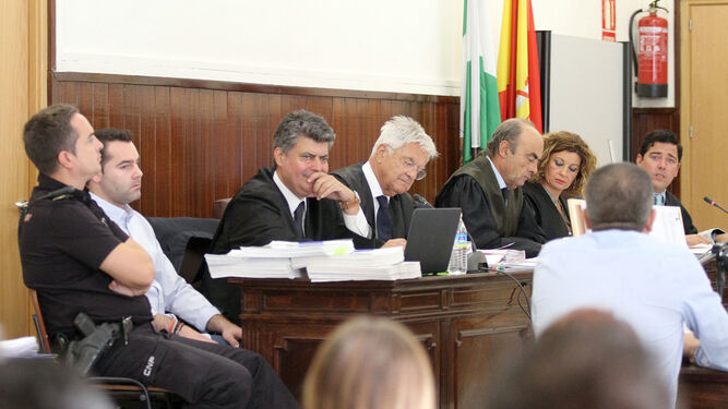 Imagen de la celebración del juicio por el doble crimen celebrado en la Audiencia Provincial.