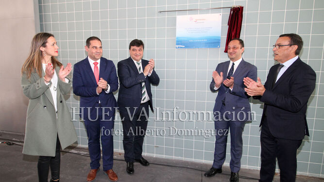 Inauguración de la Nueva Lonja del Puerto de Huelva, en imágenes