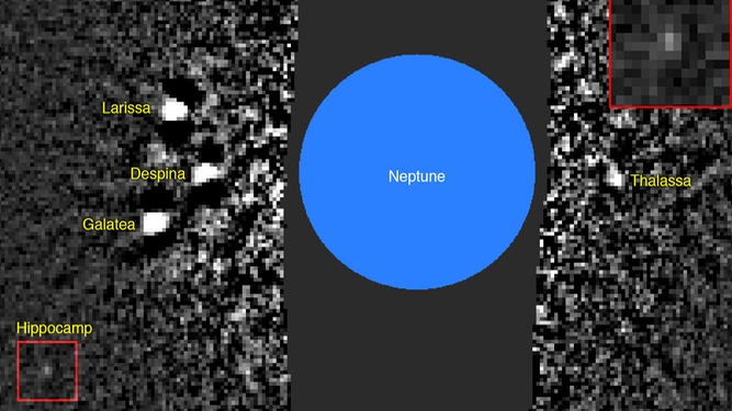 Hippocampo, la nueva luna de Neptuno