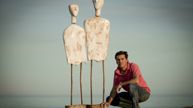 El escultor Pepe Monserrate.