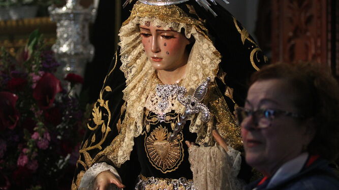 Besamanos de La Virgen de la Soledad en la Concepci&oacute;n