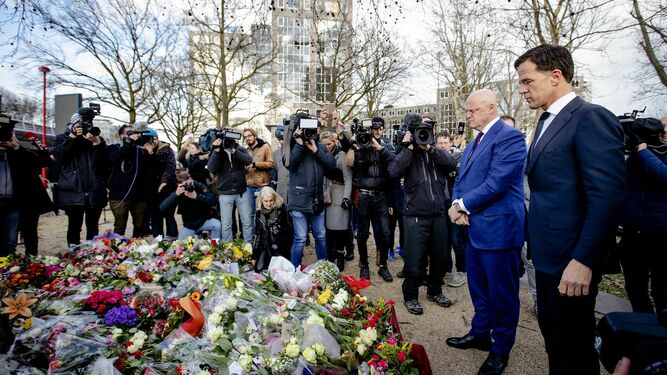 Acto conmemorativo por las víctimas del tiroteo de Utrecht