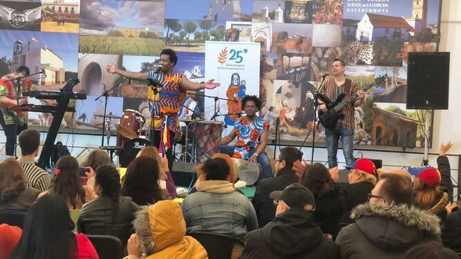La música venezolana protagoniza parte de la celebración del hermanamiento.