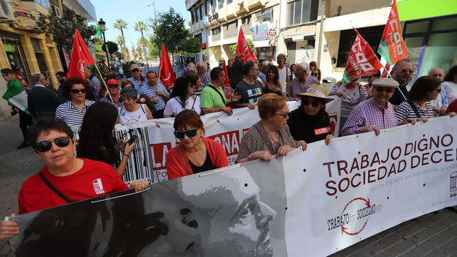 Manifestaci&oacute;n en Huelva con motivo del 1 de Mayo