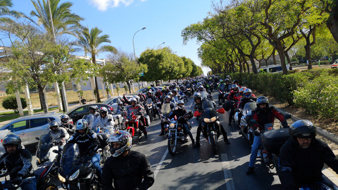 Salida de la III Ruta Moto-Solidaria organizada por CSIF.