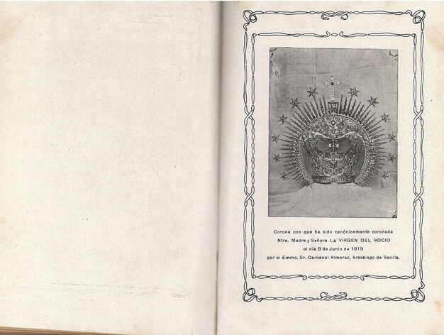 Listas de donativos para la corona de la Virgen del Roc&iacute;o de 1919