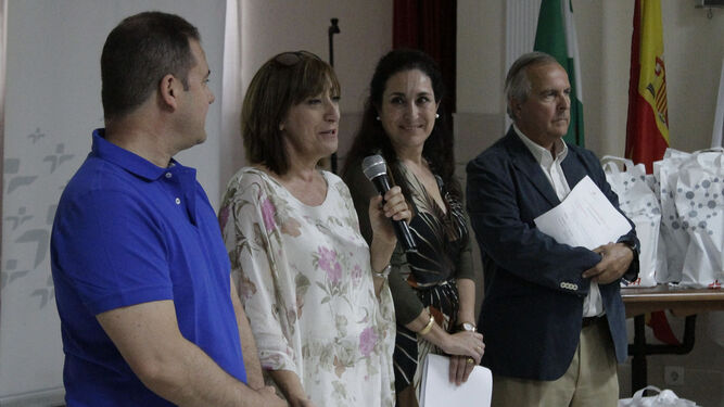 Juan Manuel Rodríguez, Mari Paz Martos, Teresa Millán y Alberto Ruiz.