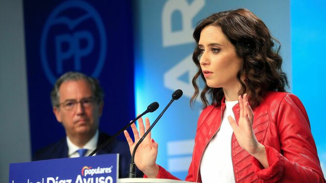 La candidata del PP a la Comunidad de Madrid, Isabel Díaz  Ayuso.