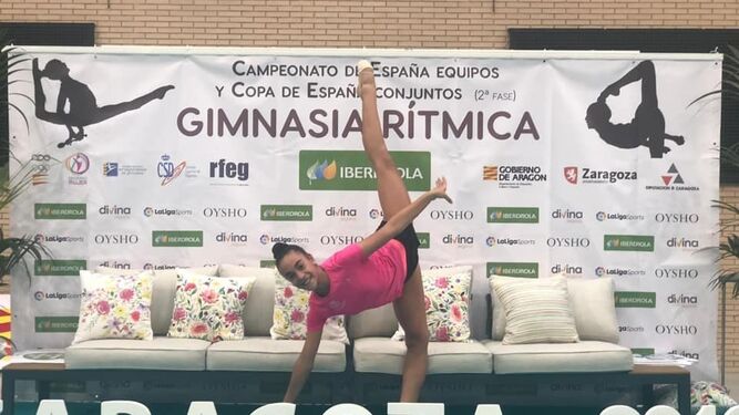 Lucía Paiseo en el Campeonato de España