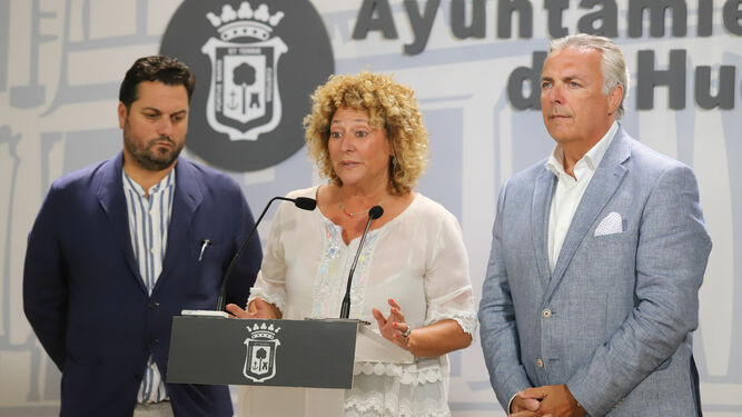 Jaime Pérez, Pilar Marín y Paco Millán.