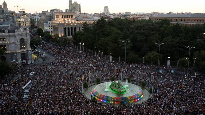 Manifestaci&oacute;n del Orgullo LGTBI en Madrid.
