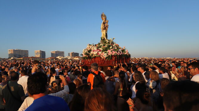 La Virgen del Carmen en Punta Umbría