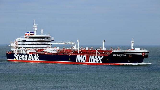 El petrolero 'Stena Impero', en una imagen de abril del año pasado en Rotterdam.