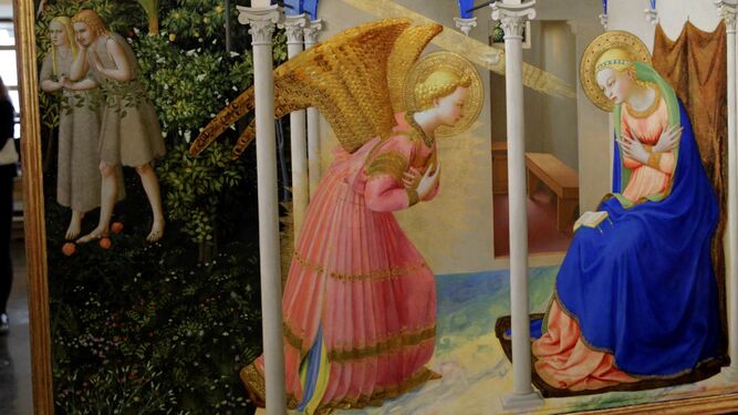 El cuadro 'La Anunciación de Fra Angelico'.
