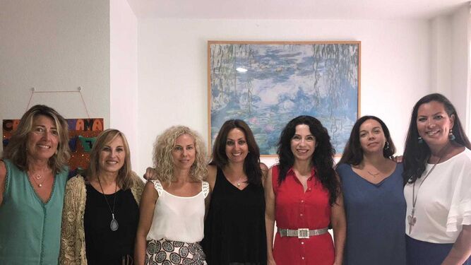 Visita de Rocío Ruiz al Instituto Andaluz de la Mujer de Huelva.