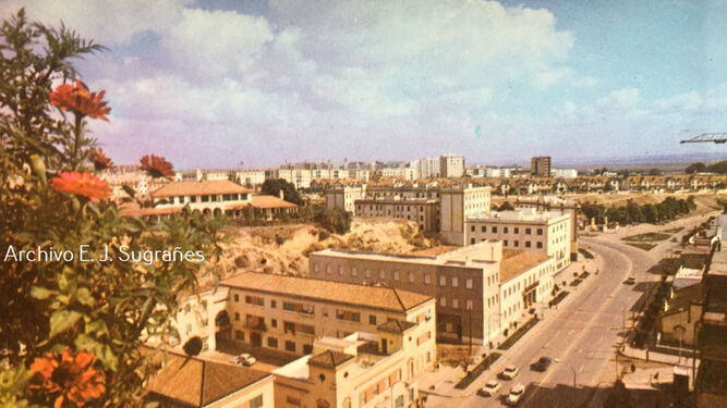 Imagen de la alameda Sundheim entorno a 1970.