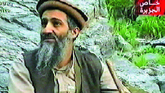 Osama ben Laden, el cerebro del 11-S, en una imagen tomada en 2003, ocho años antes de su muerte.