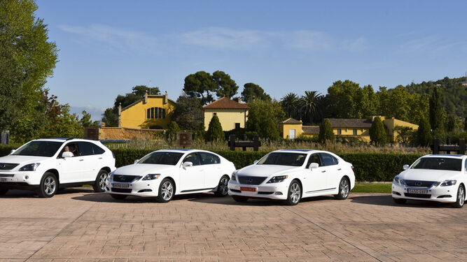 Durante la celebración Lexus reunió los modelos más significativos de su historia.