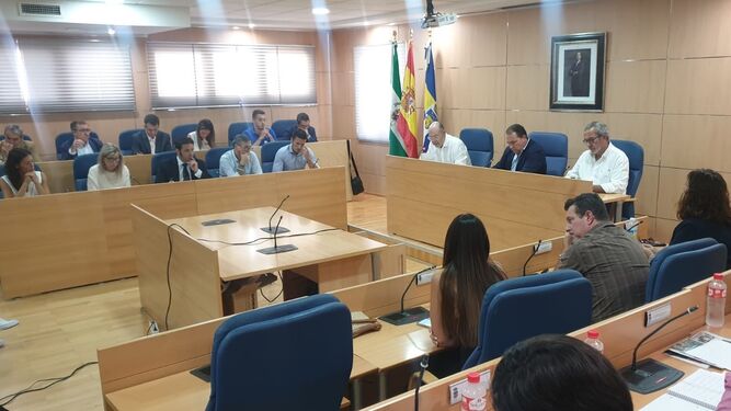 Última sesión plenaria en el Ayuntamiento de Aljaraque.