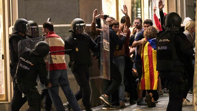 Los graves disturbios en Catalu&ntilde;a