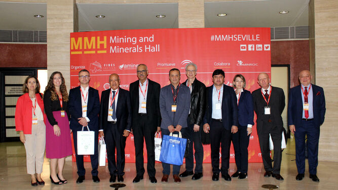 Presentación de productos de empresas onubenses en el III Mining and Minerals Hall.